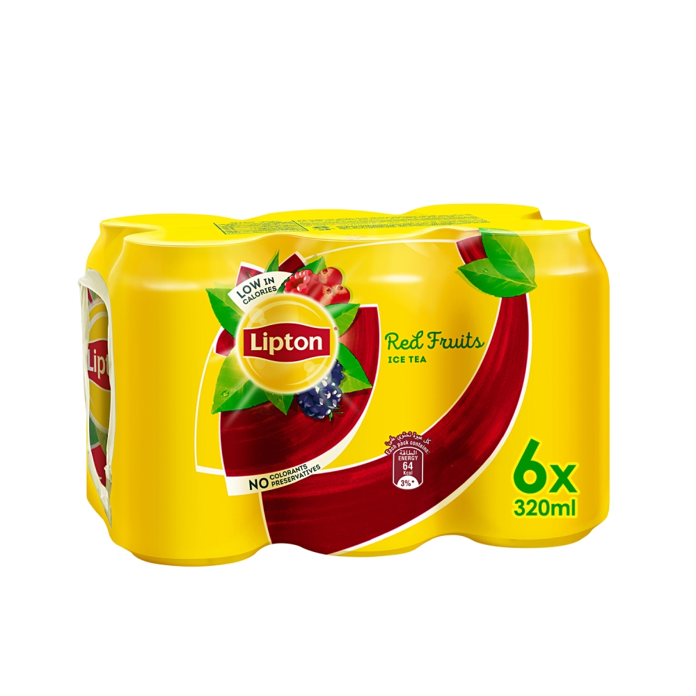 Lipton Ice Tea Red Fruits Can 315mlx6