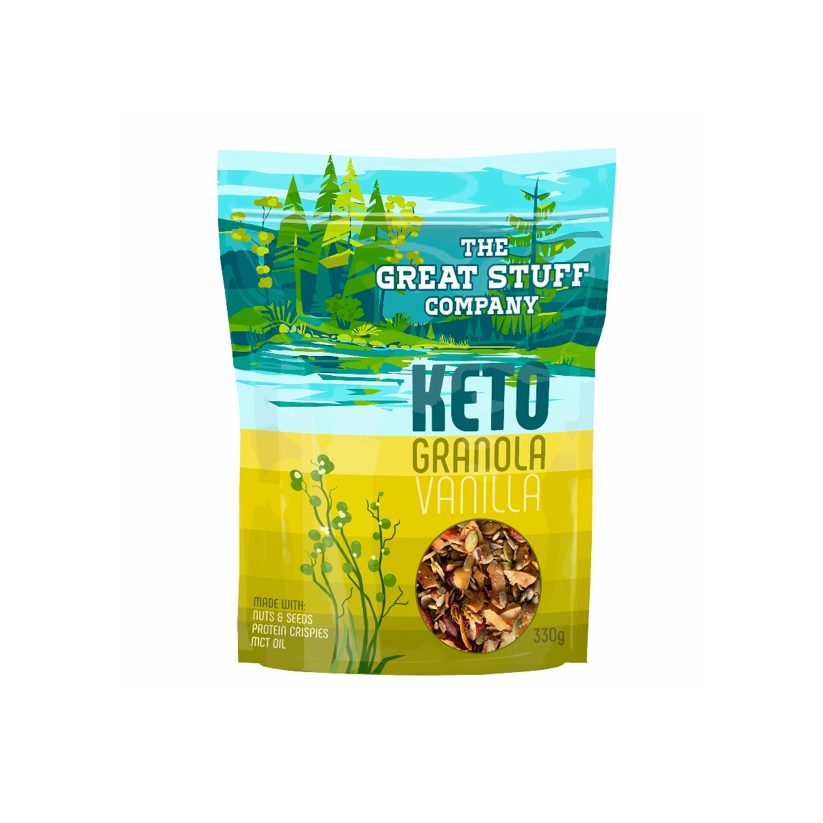 The Great Stuff Company Keto Granola Vanilla 330g