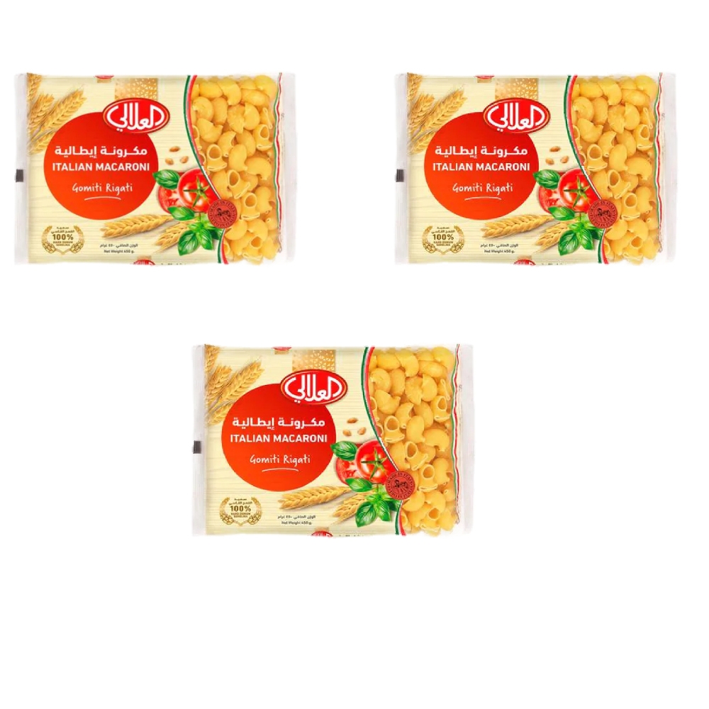 Al Alali Macaroni Assorted 3x450gm @S.Price