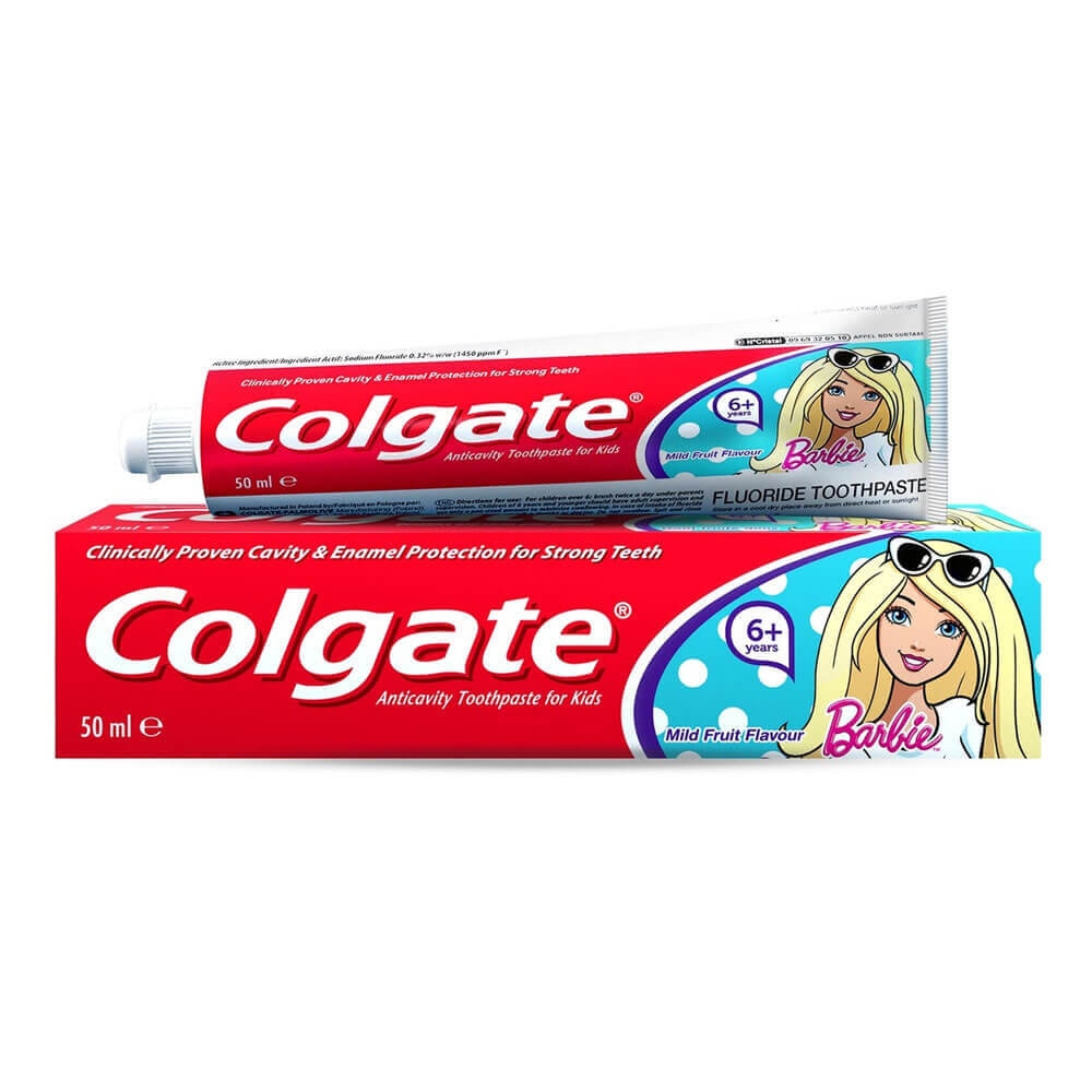 Colgate Smiles Toothpaste Kids Barbie 6+ 50ml